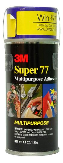 3M SUPER77 MULTIPURPOSE ADHESIVE 125G